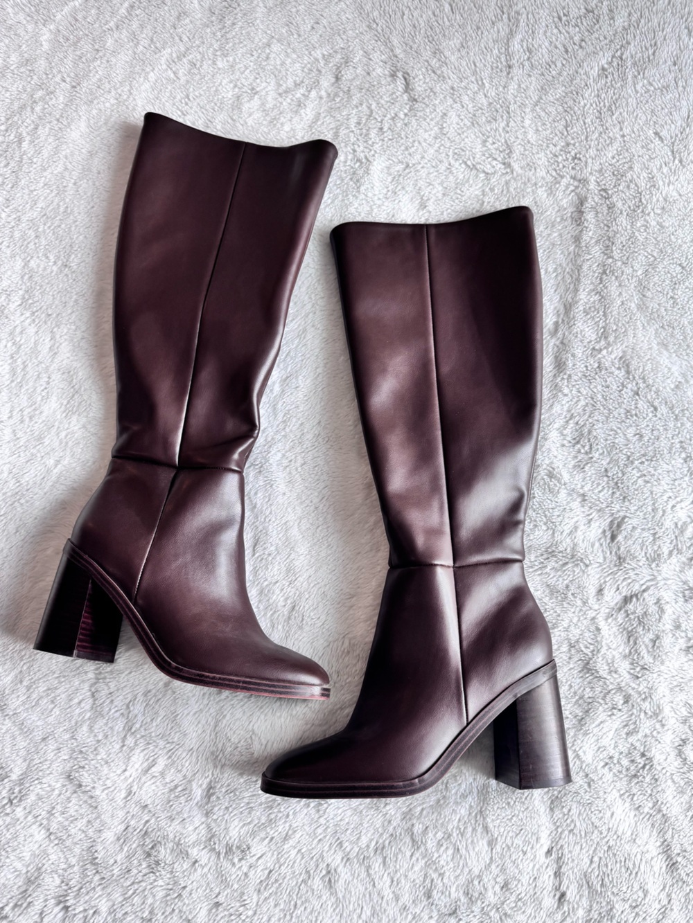 Dolce Vita Women's Tall Leather Boots in Brown